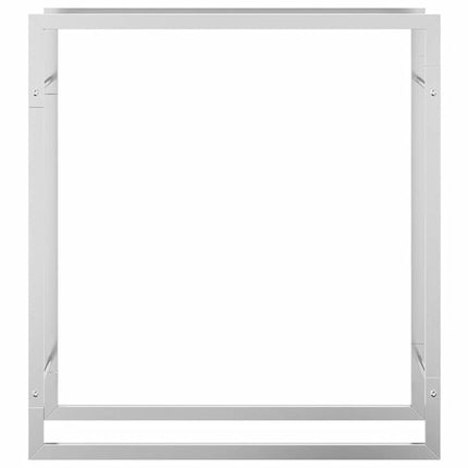 Vedställ 80x28x86 cm rostfritt stål