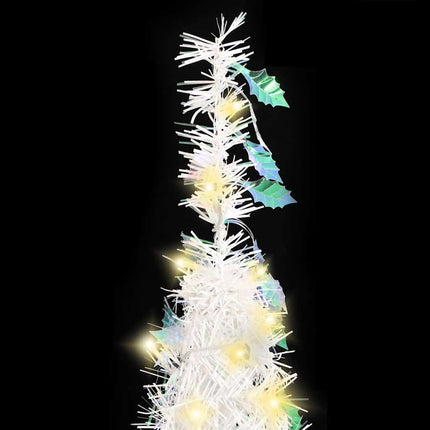 Plastgran pop-up 100 LED vit 150 cm