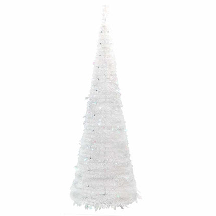 Plastgran pop-up 200 LED vit 210 cm
