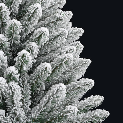 Plastgran med snö gångjärn 120 cm