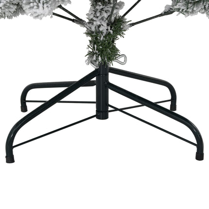 Plastgran med snö gångjärn 150 cm