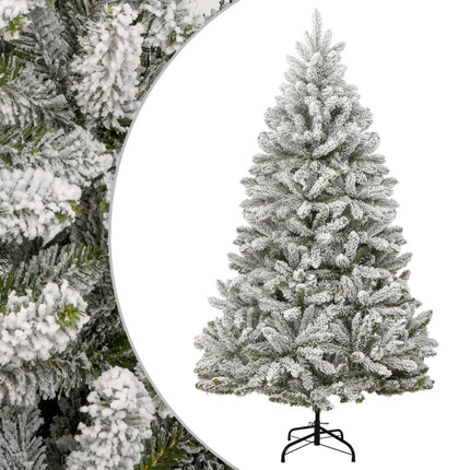 Plastgran med snö gångjärn 270 cm
