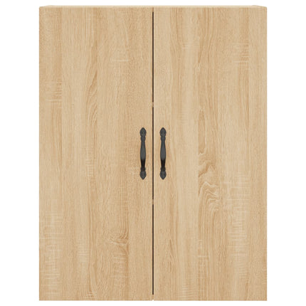 Högskåp sonoma-ek 69,5x34x180 cm konstruerat trä