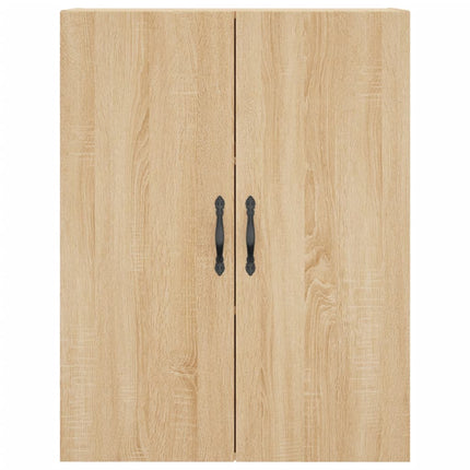Högskåp sonoma-ek 69,5x34x180 cm konstruerat trä