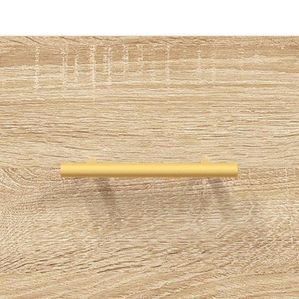 Högskåp sonoma-ek 69,5x34x180 cm konstruerat trä