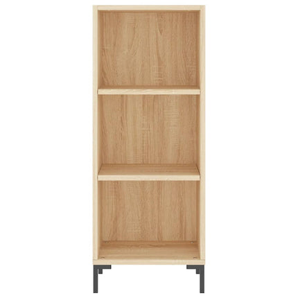 Högskåp sonoma-ek34,5x34x180 cm konstruerat trä
