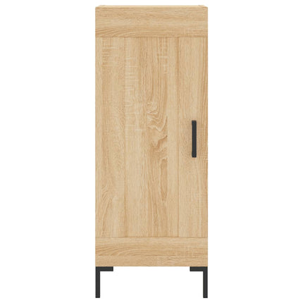 Högskåp sonoma-ek34,5x34x180 cm konstruerat trä