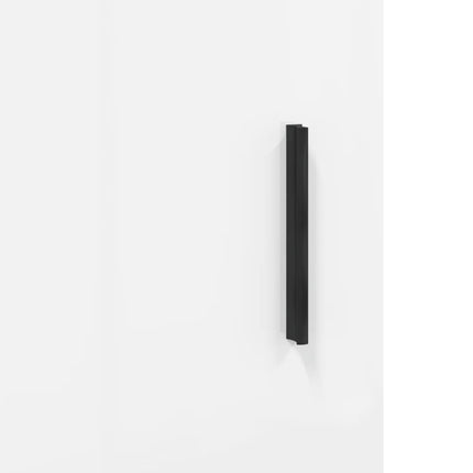 Högskåp vit 34,5x34x180 cm konstruerat trä