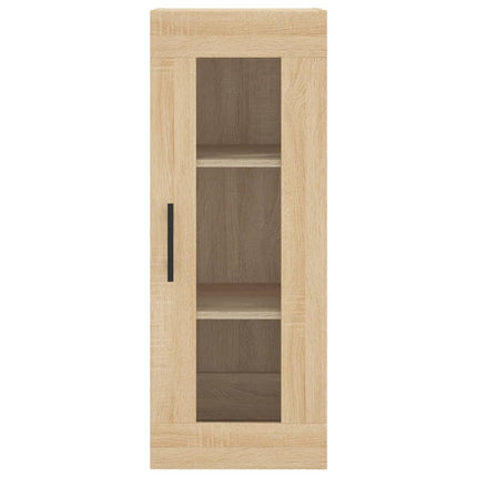 Högskåp sonoma-ek34,5x34x180 cm konstruerat trä