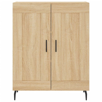 Högskåp sonoma-ek 69,5x34x180 cm konstruerat trä
