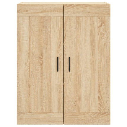 Högskåp sonoma-ek 69,5x34x180 cm konstruerat trä