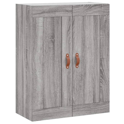 Högskåp Grå Sonoma 69,5x34x180 cm konstruerat trä