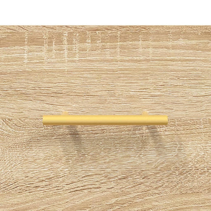 Högskåp sonoma-ek 69,5x34x180 cm konstruerat trä