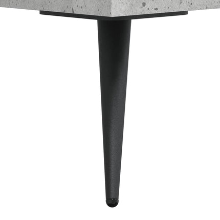 Högskåp betonggrå 69,5x34x180 cm konstruerat trä