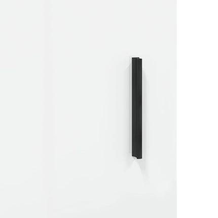 Högskåp vit 34,5x34x180 cm konstruerat trä
