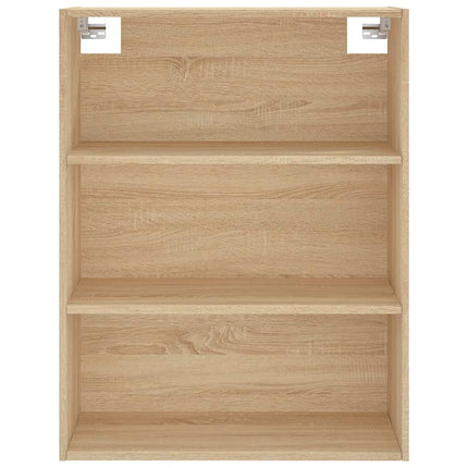 Högskåp sonoma-ek 69,5x34x180 cm konstruerat trä