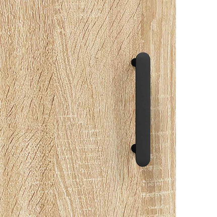 Högskåp sonoma-ek 69,5x34x180 cm konstruerat trä