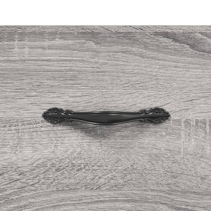 Högskåp Grå Sonoma 69,5x34x180 cm konstruerat trä