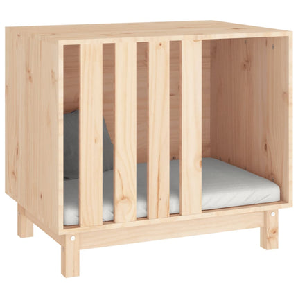 Hundkoja 70x50x62 cm massiv furu