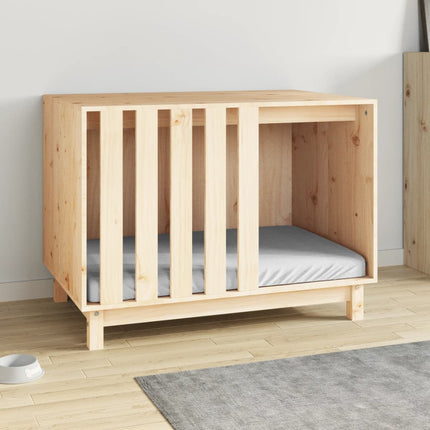 Hundkoja 90x60x67 cm massiv furu