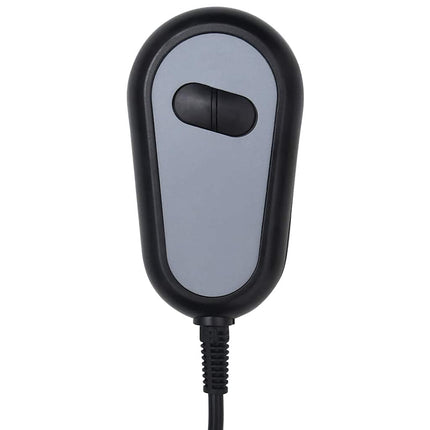 Elektrisk massagefåtölj brun konstläder