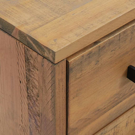 Sängbord 2 st 40x30x55 cm massiv furu