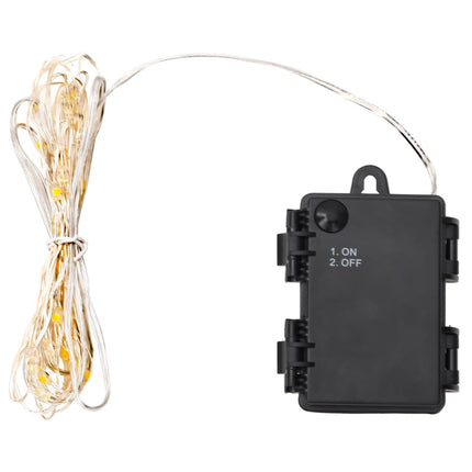 Ljusslinga med 15 LED och fläkt 150 cm