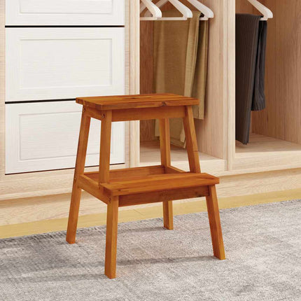 Stegpall 40x38x50 cm massivt akaciaträ