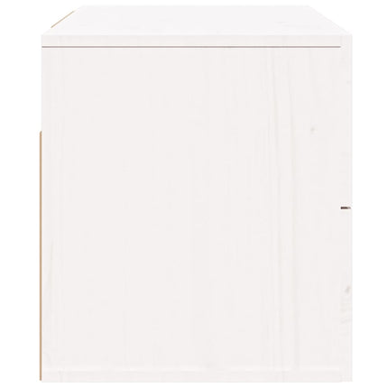 Väggmonterade sängbord vit 50x36x40 cm