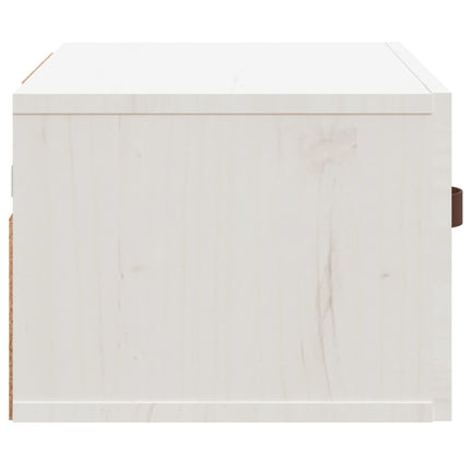 Väggmonterade sängbord vit 40x29,5x22 cm