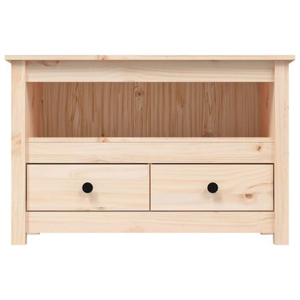 Tv-bänk 79x35x52 cm massiv furu