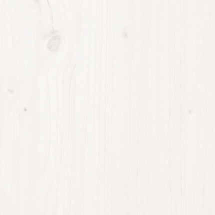 Sängbord 2 st vit 40x35x61,5 cm massiv furu