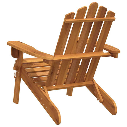 Adirondackstolar 2 st massivt akaciaträ