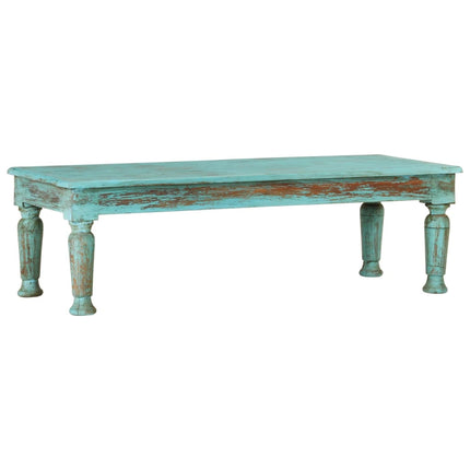 Soffbord 110x50x34 cm massivt återvunnet trä
