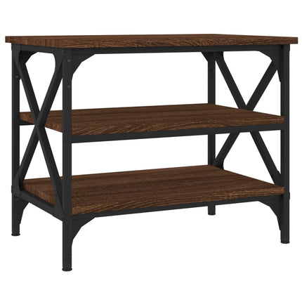 Soffbord brun ek 55x38x45 cm konstruerat trä