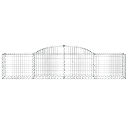 Gabioner bågformade 20 st 300x50x60/80 cm galvaniserat järn