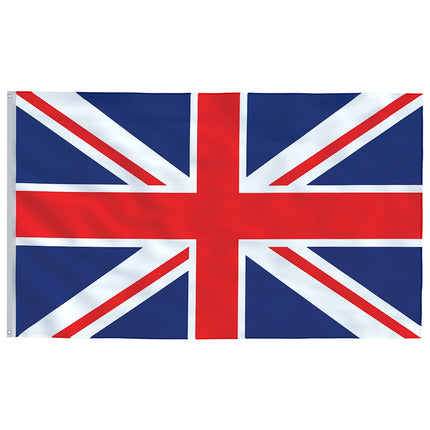 Storbritanniens flagga och flaggstång 6,08 m aluminium