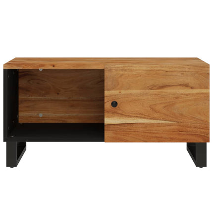 Soffbord 80x50x40 cm massivt akaciaträ och konstruerat trä