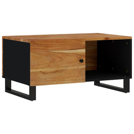 Soffbord 80x50x40 cm massivt akaciaträ och konstruerat trä