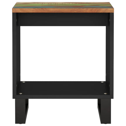 Soffbord 40x31x46 cm massivt återvunnet och konstruerat trä