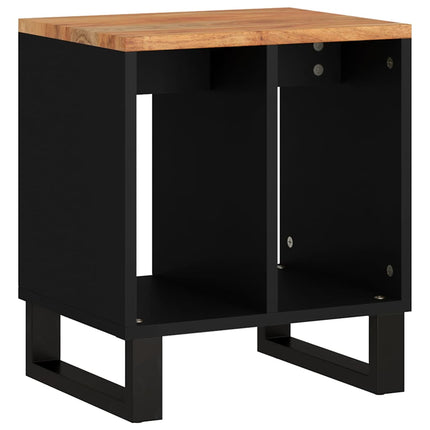 Sidobord 40x31x46 cm massivt akaciaträ och konstruerat trä