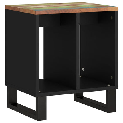 Sidobord 40x31x46 cm massivt återvunnet och konstruerat trä
