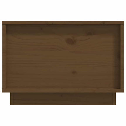 Soffbord honungsbrun 40x50x35 cm massiv furu