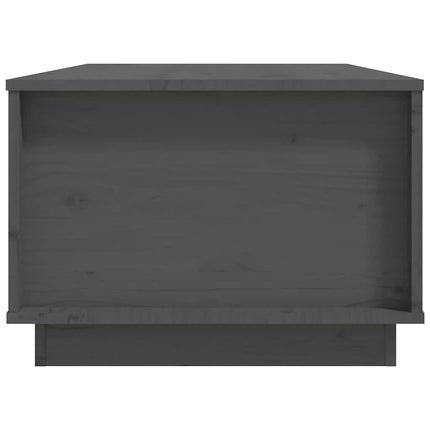 Soffbord grå 100x50x35 cm massiv furu