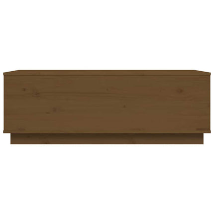 Soffbord honungsbrun 100x50x35 cm massiv furu