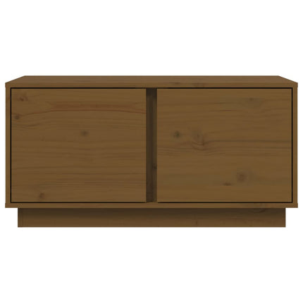 Soffbord honungsbrun 80x50x40 cm massiv furu