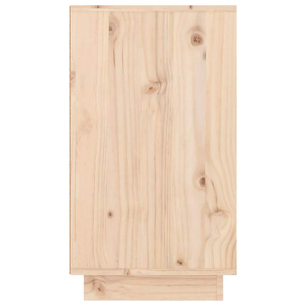 Skoskåp 110x34x61 cm massiv furu