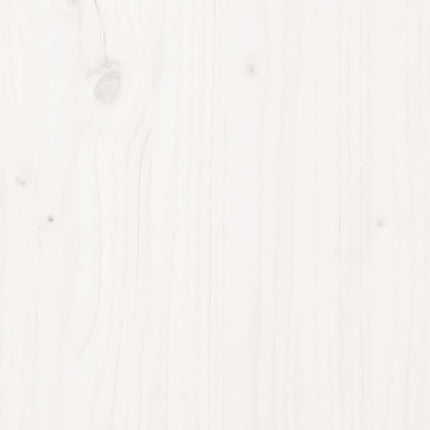 Soffbord vit 80x55x40,5 cm massiv furu