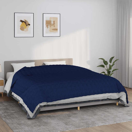 Tyngdtäcke blå 220x260 cm 11 kg tyg