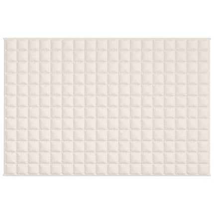 Tyngdtäcke gräddvit 120x180 cm 5 kg tyg